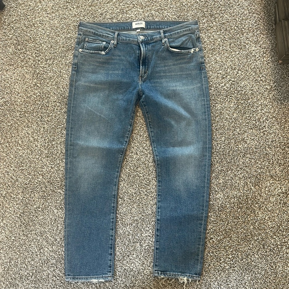 agolde low rise baggy